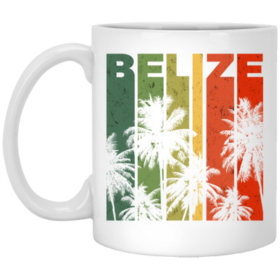 Retro Belize Beach Vacation Souvenir