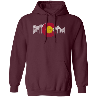 Colorado Mountains, Colorado Skyline Flag