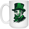 Patrick Lover, St Patrick, Men Of Patrick Day, Shamrock Hat Lover White Mug