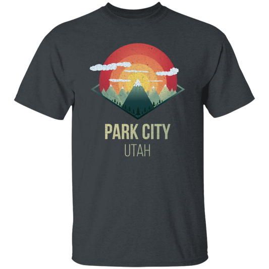 Snowboard Park City Utah Ski Winter Gift, Retro Park City