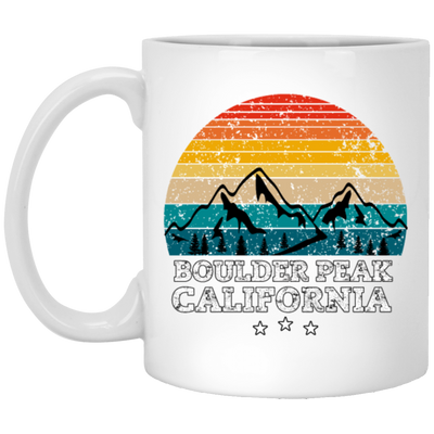 Retro BOULDER PEAK California, BOULDER PEAK Gift