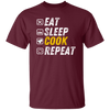 Eat Sleep Cook - Funny Grunge Cooking