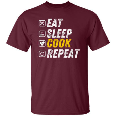 Eat Sleep Cook - Funny Grunge Cooking