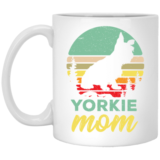 Retro Yorkie Mom Gift, Yorkie Lover Gifts