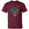 A Deer Head, Love Deer Gift, Deer Head Love Gift, Best Of Deer Retro Unisex T-Shirt