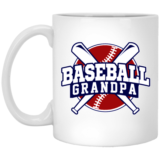 Baseball Grandfather Father Day Mug, Baseball  Lover Dad