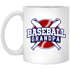 Baseball Grandfather Father Day Mug, Baseball  Lover Dad