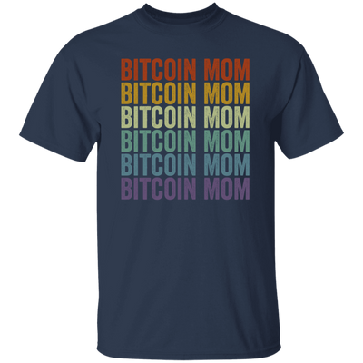 Retro Bitcoin Lover Gift, Bitcoin Vintage Mom Gift, Mommy Love Gift Unisex T-Shirt