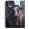 Gangters On The Street, Cow Gangter Art, Swag Cow Love Canvas