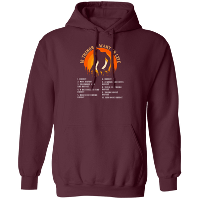 Bigfoot Cryptid Bigfoot Lover Mythical Science Pullover Hoodie