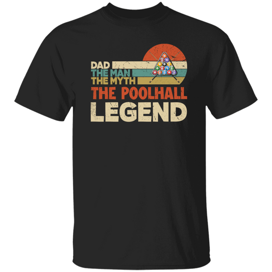 Dad The Man The Myth The Poolhall Legend, Retro Gift For Dad