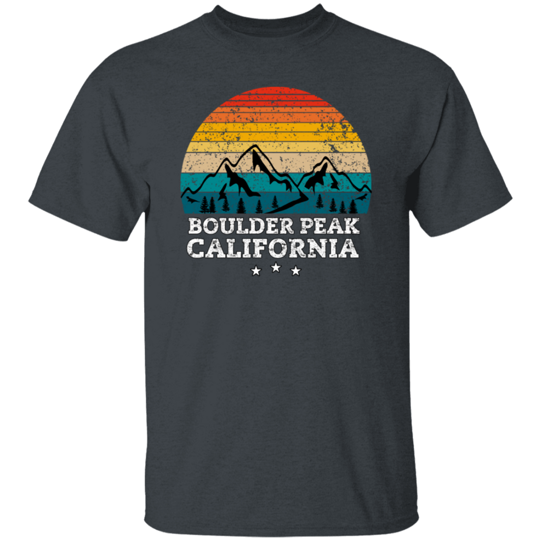 Retro BOULDER PEAK California, BOULDER PEAK Gift