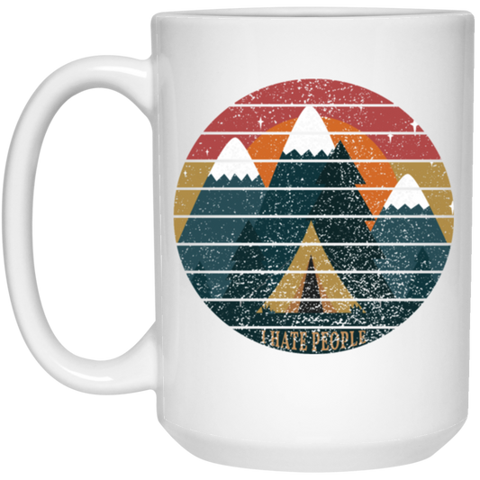 Retro I Hate People, I Love Camping , Camping Lover Gift