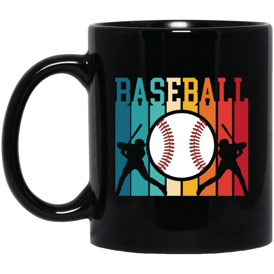 Vintage Sport Love, Baseball Retro, Love To Play Baseball, Best Baseball Ever Black Mug