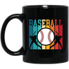 Vintage Sport Love, Baseball Retro, Love To Play Baseball, Best Baseball Ever Black Mug