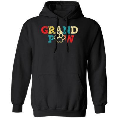 Retro Grandpaw, Grand Paw Vintage Pullover Hoodie