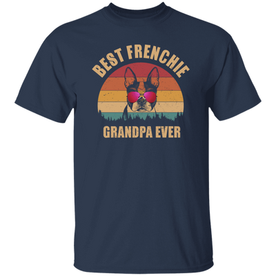 Retro Best Frenchie Grandpa Ever, Bulldog Lover Unisex T-Shirt