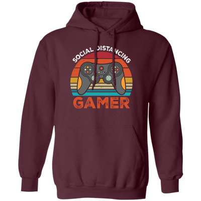 Retro Social Distancing Gamer - Funny Gamers Fun Gift