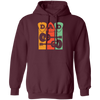 Retro Guitar Pick, Guitarist Gift, Dad Gift Pullover Hoodie