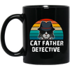 Cat Father Detective Funny, Cat Lover