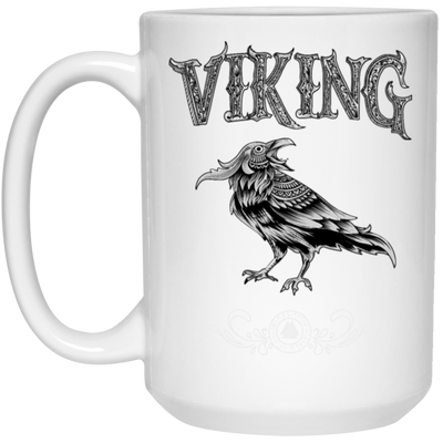 Viking Raven Bird Nordic Style Norseman Norse