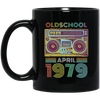 Birthday Gift April 1979, Love Cassette 1979 Black Mug