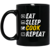 Eat Sleep Cook - Funny Grunge Cooking