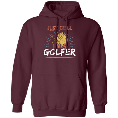 Retro Golfing, Vintage I am a Golfer Pullover Hoodie