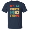 Retro Best Cat Dad Ever Cat Lovers Cat Dad