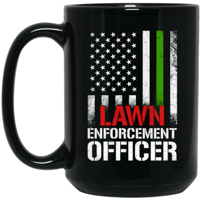 American Officer, Lawn Enforcement Officer, Lawyer Gift, American Lawyer Black Mug