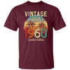 Vintage July 1960, Limited Edition 1960, Best Of 1960 Unisex T-Shirt