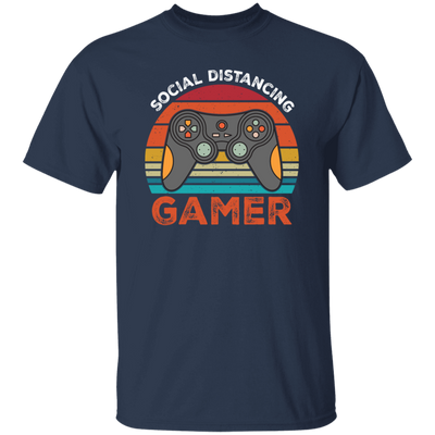 Retro Social Distancing Gamer - Funny Gamers Fun Gift