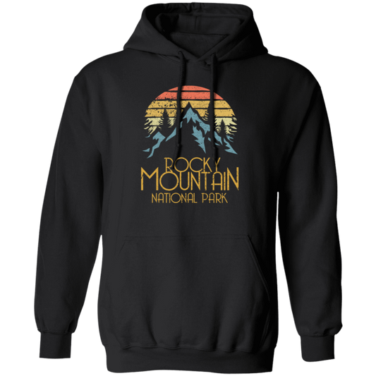 Vintage Rocky Mountains National Park, Retro Colorado National Park Gift