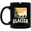 Glacier National Park, WPA Style Vintage Montana