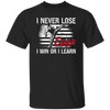 I Never Lose Taekwondo, I Win Or I Learn Gift, American Flag