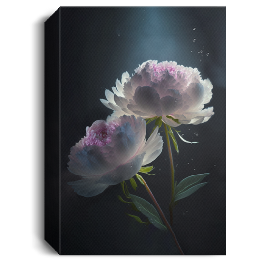 Beautiful And Delicate Peony Flowers, Peony Florals Canvas