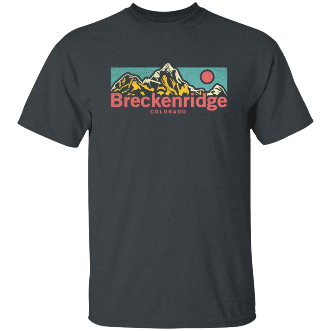 Retro Breckenridge Colorado Outdoors Adventure Mountain