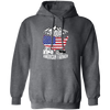 American Flag, Proud American Farmer, Tractor Love Gift, American Farmer Pullover Hoodie