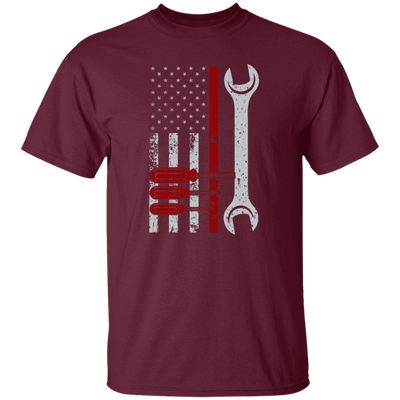 American Tool Gift, Patriotic Mechanic Gifts, Love Patriotics, American Lover Unisex T-Shirt