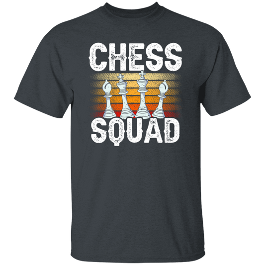 Squad In Sport, Chess Squad Gift, Intelligent Sport, Hobby Player Lover Match Gift Unisex T-Shirt