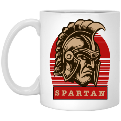 Spartan Lover, Force We Are Stronger, Spartacus Gift, Greece Gift, Sanskrit Lover White Mug
