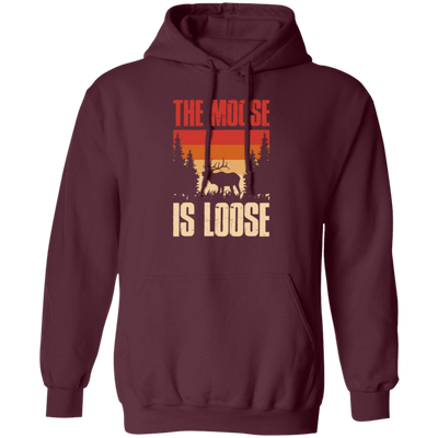 Forest Love Gift, The Moose Is Loose, Retro Moose Gift