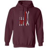 American Tool Gift, Patriotic Mechanic Gifts, Love Patriotics, American Lover Pullover Hoodie