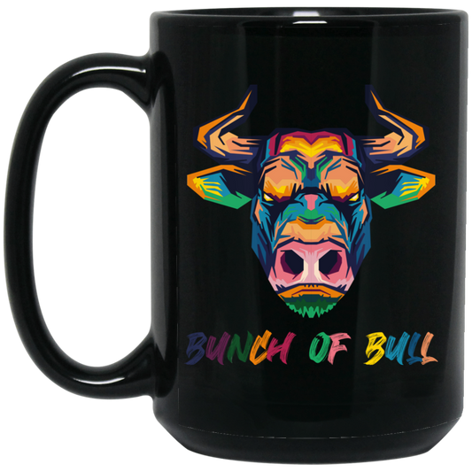 Colorful Bull Retro Bunch Of Bull