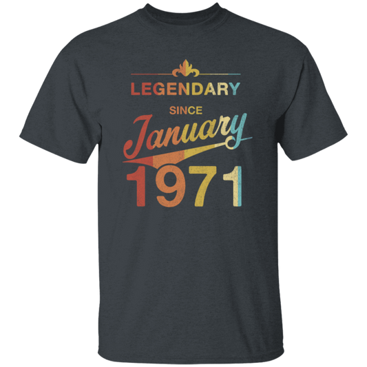 Retro Legendary Since January 1971, 50th Birthday Gift