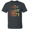 Retro Legendary Since January 1971, 50th Birthday Gift