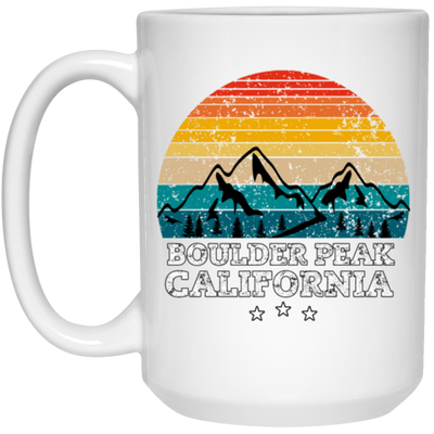 Retro BOULDER PEAK California, BOULDER PEAK Gift