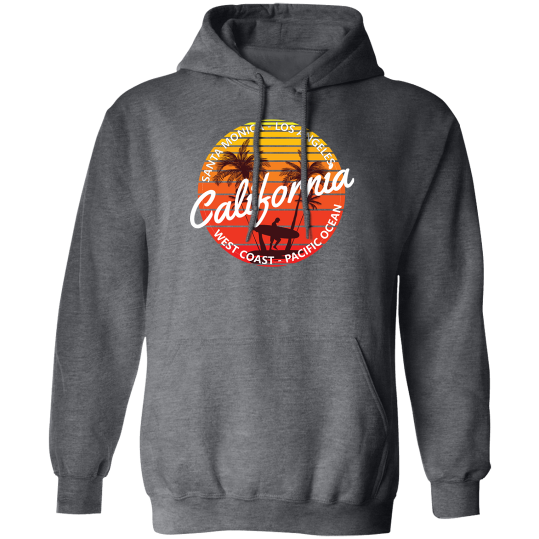 California Surfing Paradise Summer Mood With California Beach Pullover Hoodie