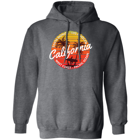 California Surfing Paradise Summer Mood With California Beach Pullover Hoodie