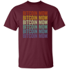 Retro Bitcoin Lover Gift, Bitcoin Vintage Mom Gift, Mommy Love Gift Unisex T-Shirt